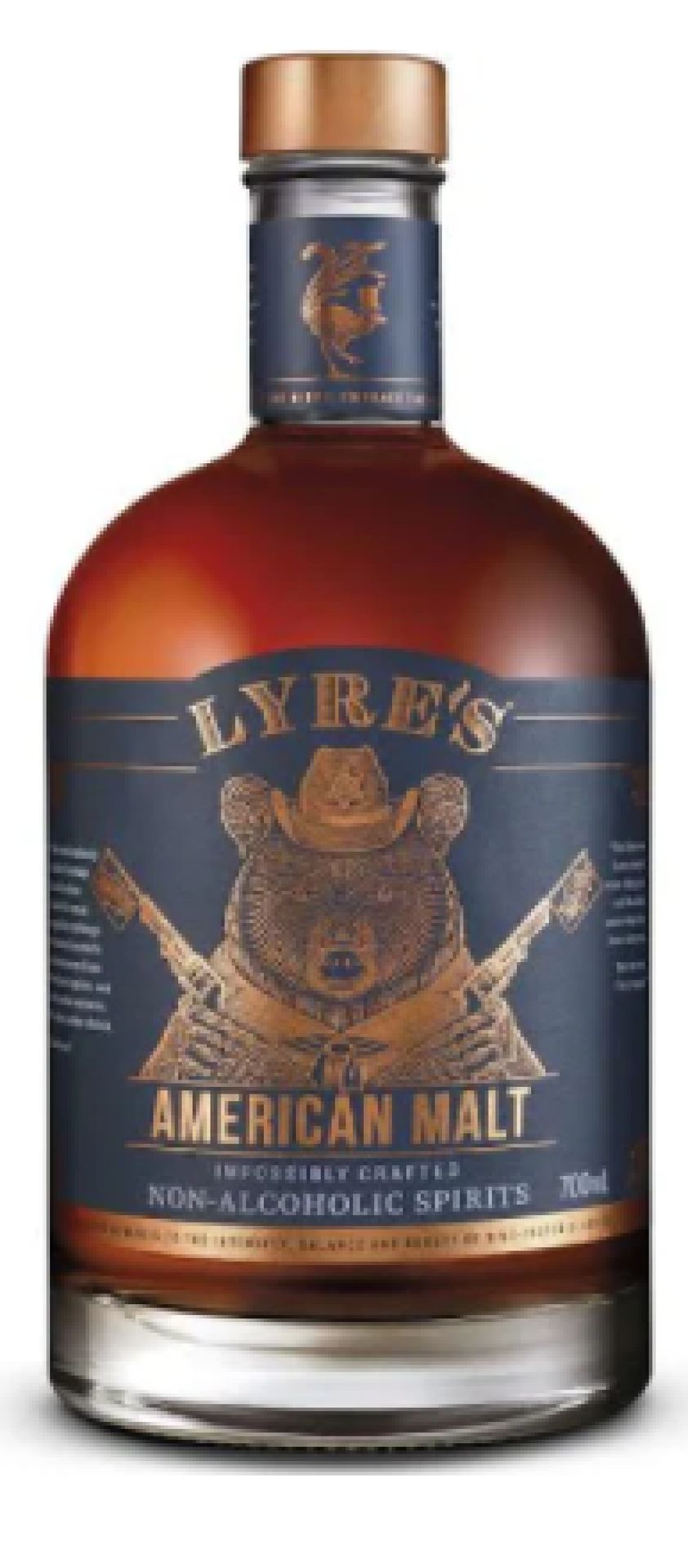 slide 1 of 1, Lyre's American Malt Non Alcoholic, 750 ml