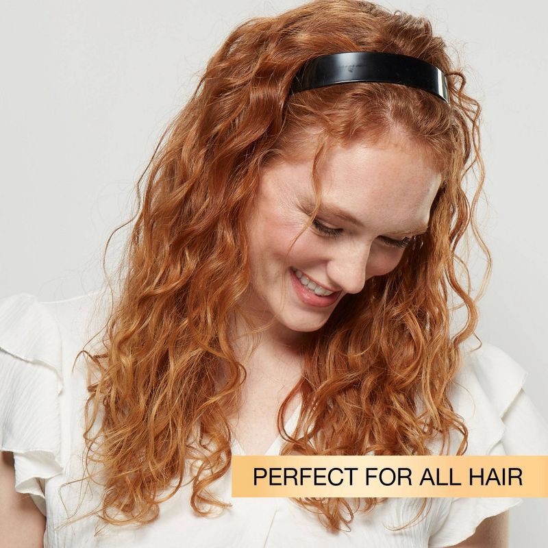 slide 3 of 7, scunci scünci Classic Headbands - Black/Tortoise - 1-inch - All Hair - 2pcs, 2 ct