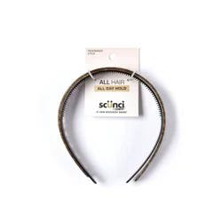scunci scünci Classic Headbands - Black/Tortoise - 1-inch - All Hair - 2pcs
