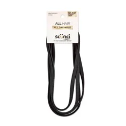 scunci scünci No-Slip Grip Headbands - Black - All Hair - 4pcs