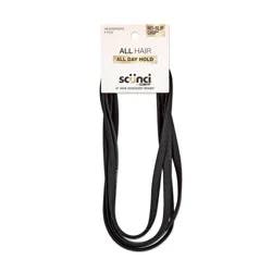 scunci scünci No-Slip Grip Headbands - Black - All Hair - 4pcs