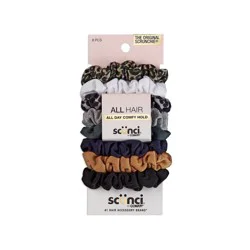 scunci scünci Classic Comfort Mini Scrunchies - Neutrals - All Hair - 8pcs