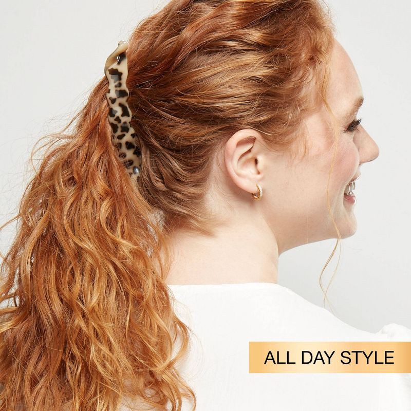 slide 6 of 7, scunci scünci Banana Clip Claw Clip - Tortoise - All Hair, 1 ct