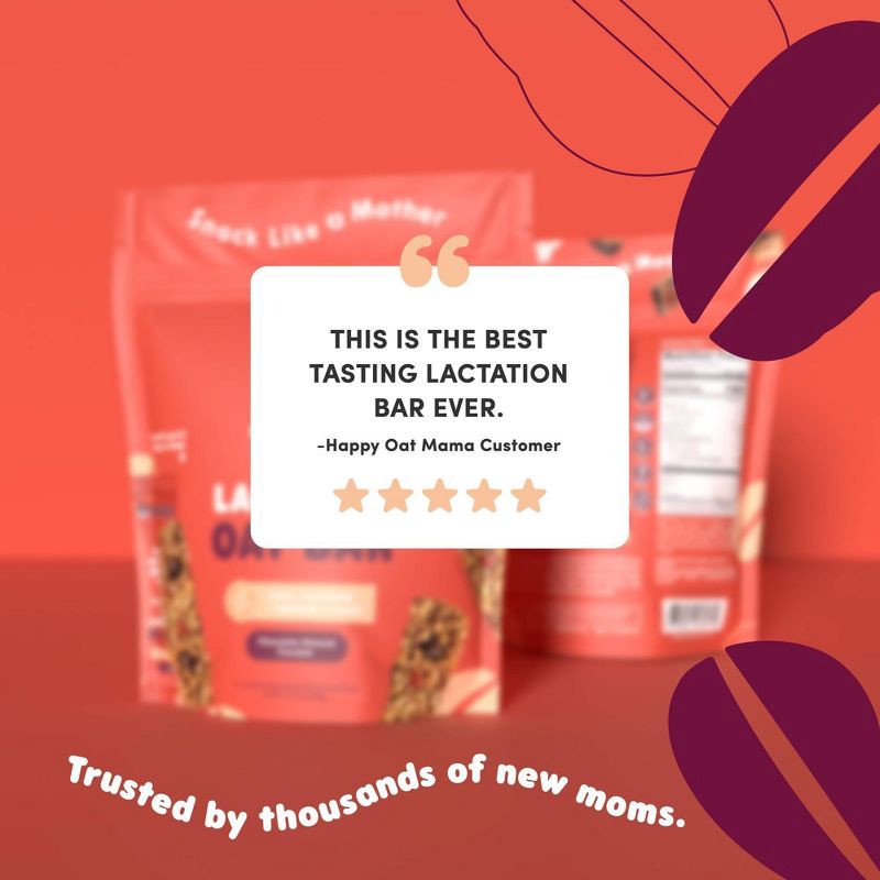 slide 6 of 8, Oat Mama Lactation Bars - Chocolate Almond Coconut - 6.35oz/5ct, 5 ct; 6.35 oz