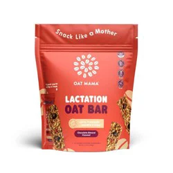 Oat Mama Lactation Bars - Chocolate Almond Coconut - 6.35oz/5ct: Gluten-Free, Non-Dairy, Ready to Eat