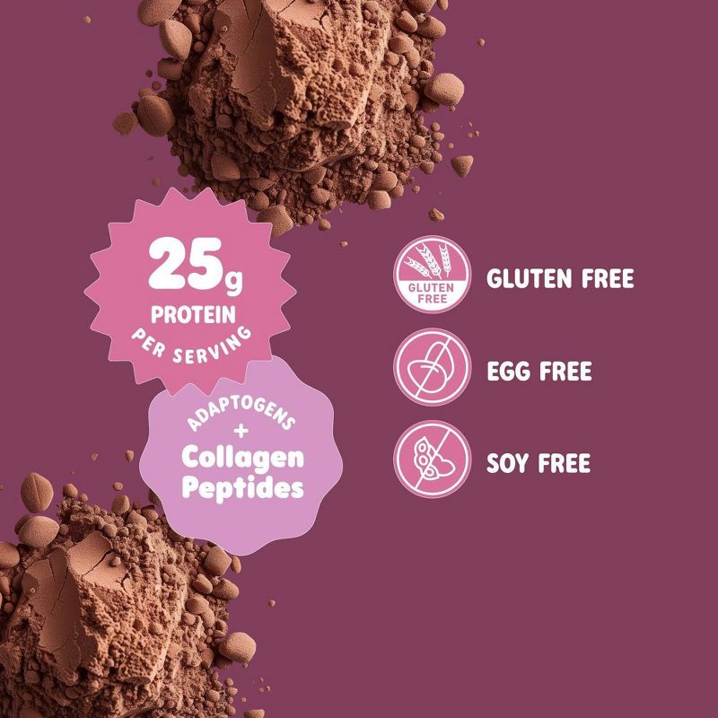 slide 2 of 8, Oat Mama Power Protein Powder - Chocolate - Whey Protein Isolate - 3.6oz, 3.6 oz