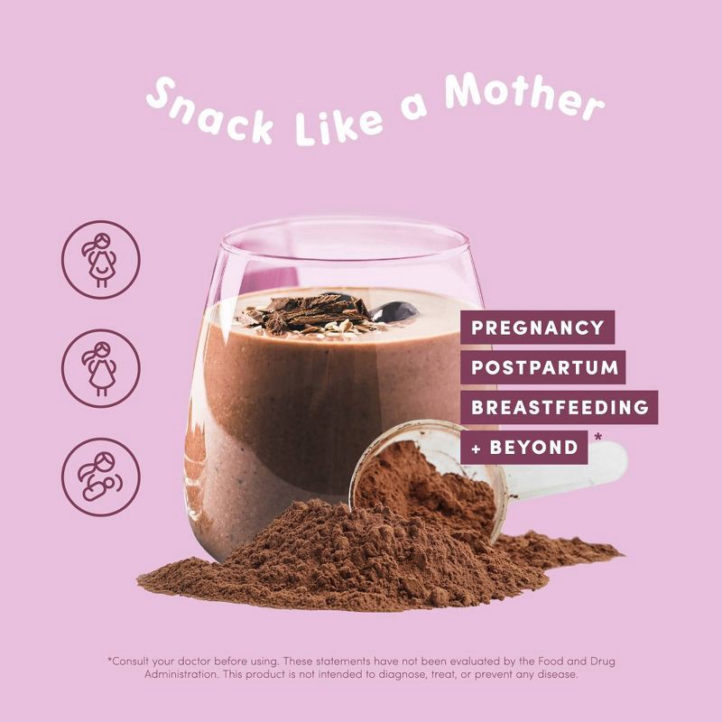 slide 3 of 8, Oat Mama Power Protein Powder - Chocolate - Whey Protein Isolate - 3.6oz, 3.6 oz