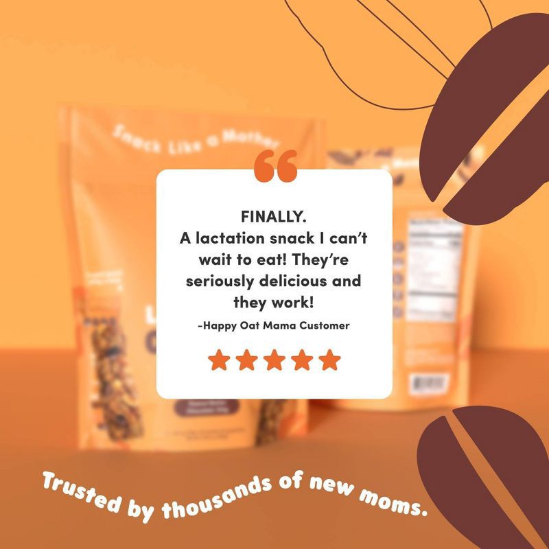 slide 7 of 8, Oat Mama Lactation Bars - Peanut Butter Chocolate Chips - 6.35oz/5ct, 5 ct; 6.35 oz