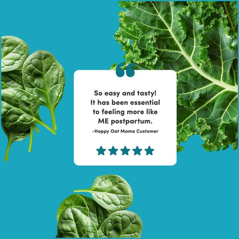 slide 6 of 8, Oat Mama Greens Superfoods Booster Scoopable Jar - 6.35oz - Fuji Apple, 30 ct