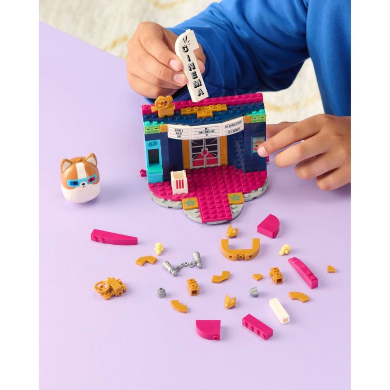 slide 12 of 12, BLDR Squishmallows 2" Character & Set Assortment Small Building Set -Reginald At The Movies, 1 ct