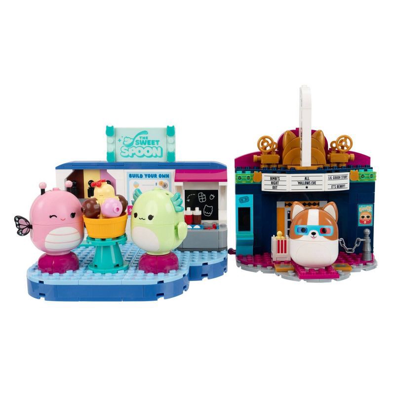 slide 6 of 12, BLDR Squishmallows 2" Character & Set Assortment Small Building Set -Reginald At The Movies, 1 ct