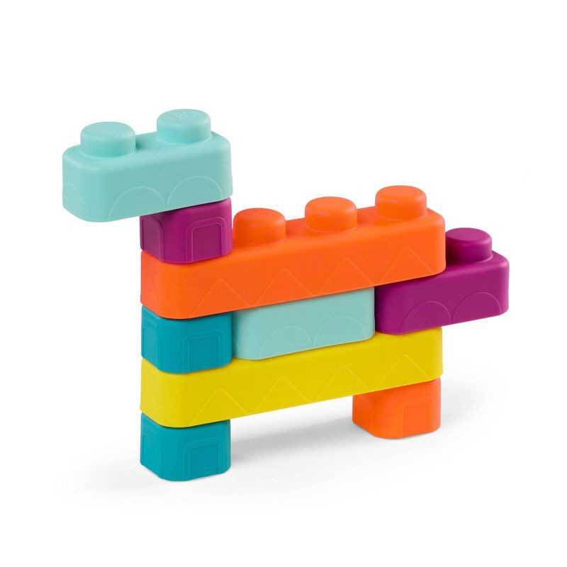 slide 7 of 8, B. toys Soft Building Blocks, 1 ct