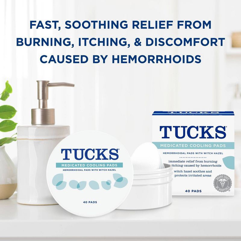 slide 6 of 10, Tucks Medicated Pads Set - 40pc, 40 ct