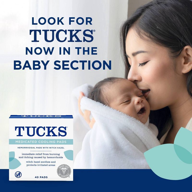 slide 8 of 10, Tucks Medicated Pads Set - 40pc, 40 ct