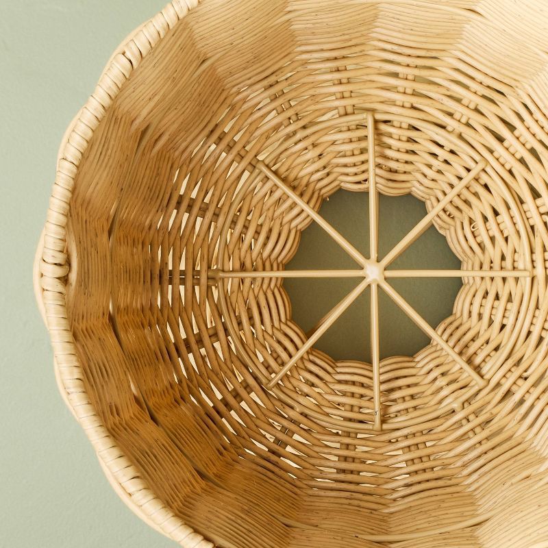 slide 4 of 4, Hearth & Hand with Magnolia Rattan Reversible Outdoor Planter Basket - Hearth & Hand™ with Magnolia, 1 ct