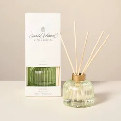 Hearth & Hand with Magnolia 8.45 fl oz Ribbed Glass Diffuser Pomelo - Hearth & Hand™ with Magnolia