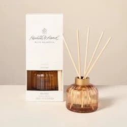 Hearth & Hand with Magnolia 8.45 fl oz Ribbed Glass Diffuser Pampas - Hearth & Hand™ with Magnolia