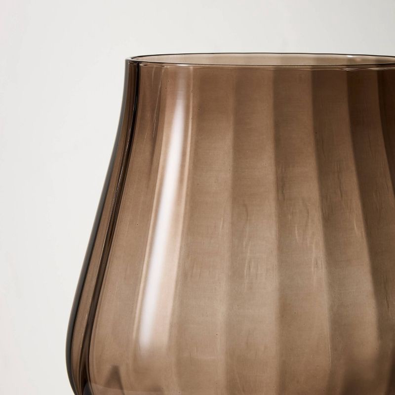 slide 3 of 4, Hearth & Hand with Magnolia 20oz Wine Glass Brown - Hearth & Hand™ with Magnolia, 20 oz