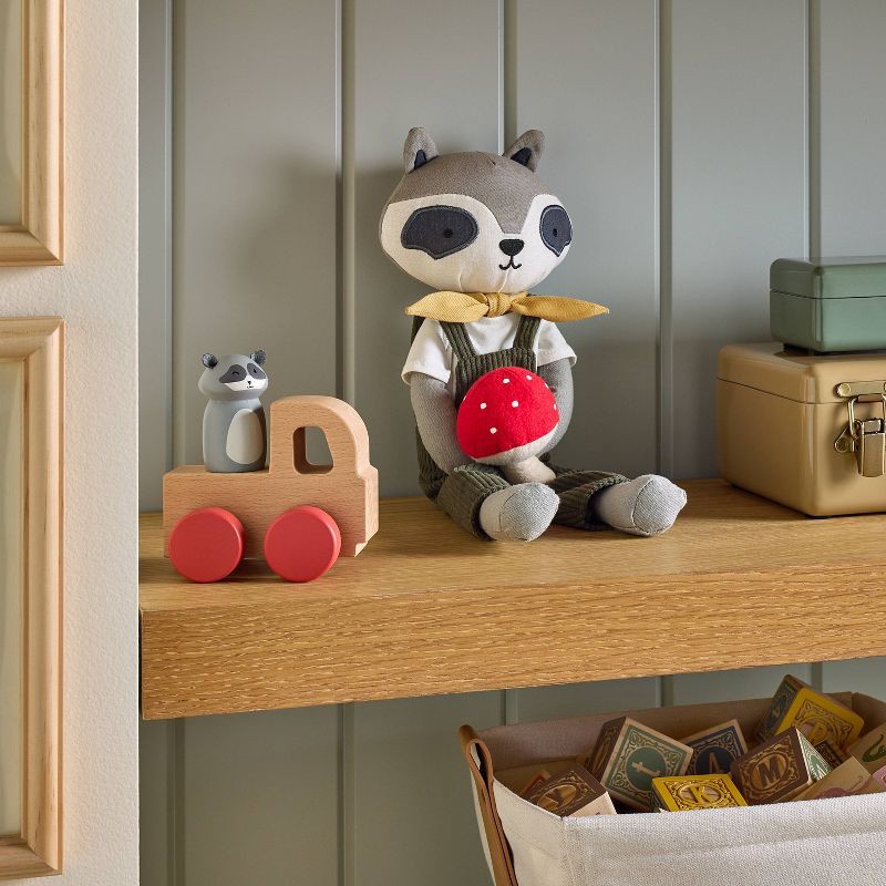 slide 2 of 3, Hearth & Hand with Magnolia Animal Plush Racoon - Hearth & Hand™ with Magnolia, 1 ct