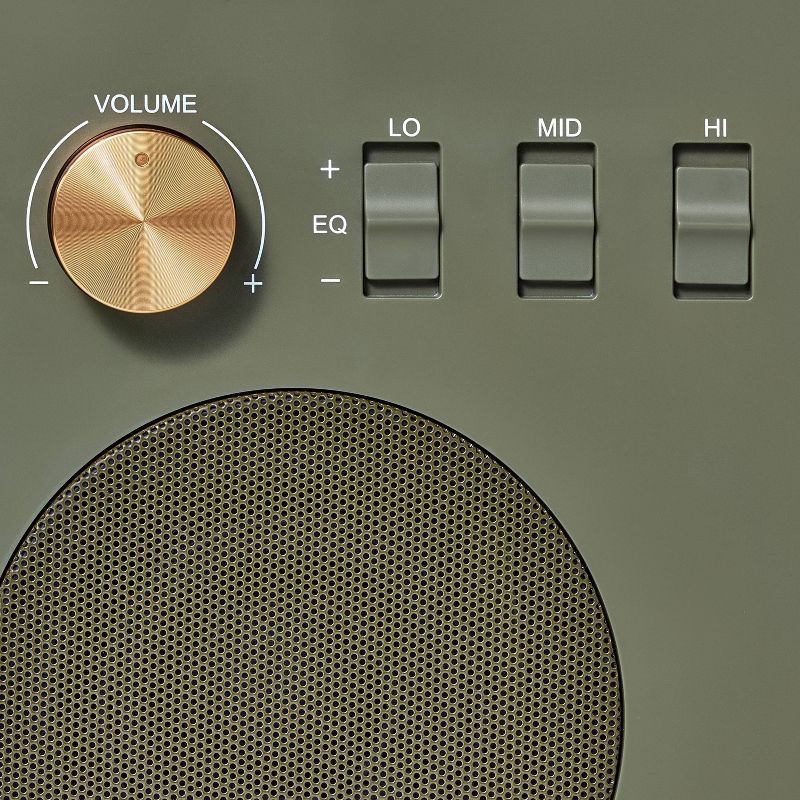 slide 4 of 5, Hearth & Hand with Magnolia Brass Dolby Speaker Forest Green - Hearth & Hand™ with Magnolia, 1 ct