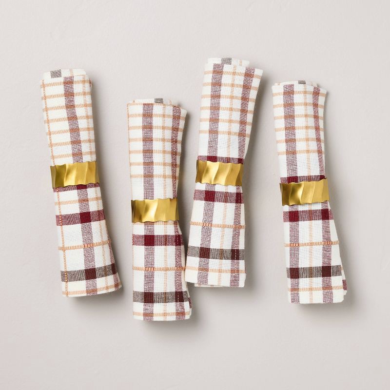 slide 3 of 3, Hearth & Hand with Magnolia Brass Finish Napkin Ring - Hearth & Hand™ with Magnolia, 1 ct