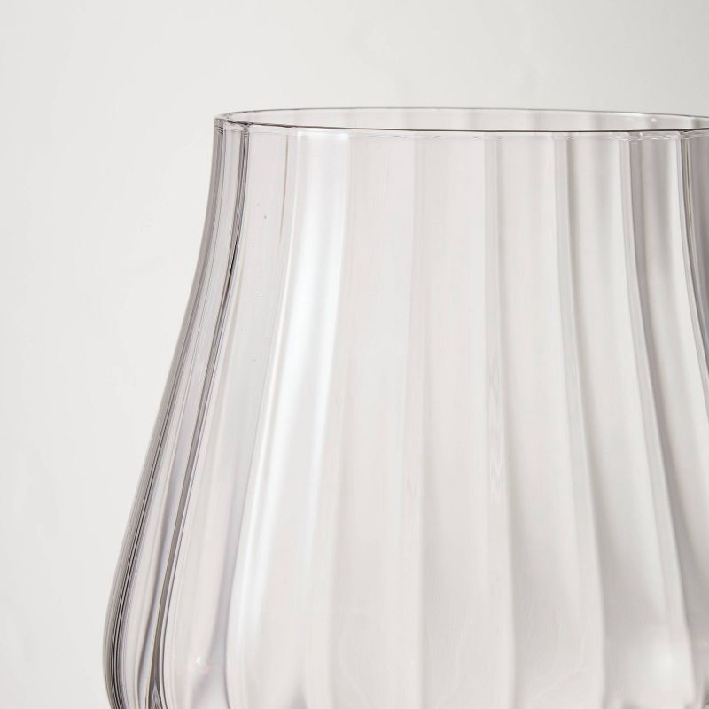 slide 3 of 4, Hearth & Hand with Magnolia 20oz Wine Glass Clear - Hearth & Hand™ with Magnolia, 20 oz