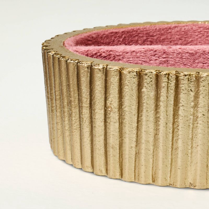 slide 3 of 3, Hearth & Hand with Magnolia Brass Jewelry Tray - Hearth & Hand™ with Magnolia, 1 ct