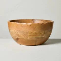 Hearth & Hand with Magnolia Medium Carved Edge Wood Bowl Mid Tone - Hearth & Hand™ with Magnolia