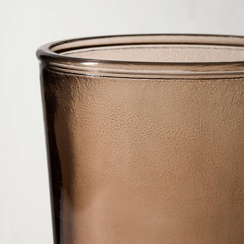 slide 3 of 3, Hearth & Hand with Magnolia 19oz Tall Recycled Pint Glass Brown - Hearth & Hand™ with Magnolia, 19 oz