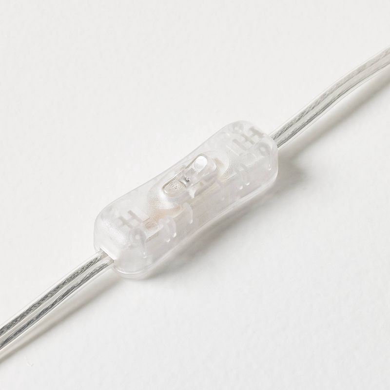 slide 5 of 5, Hearth & Hand with Magnolia Brass Fluted and Frosted Glass Accent Table Lamp Brass/White - Hearth & Hand™ with Magnolia, 1 ct