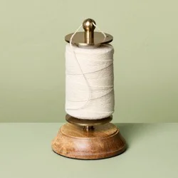 Hearth & Hand with Magnolia Wood and Brass Finish Twine Holder - Hearth & Hand™ with Magnolia