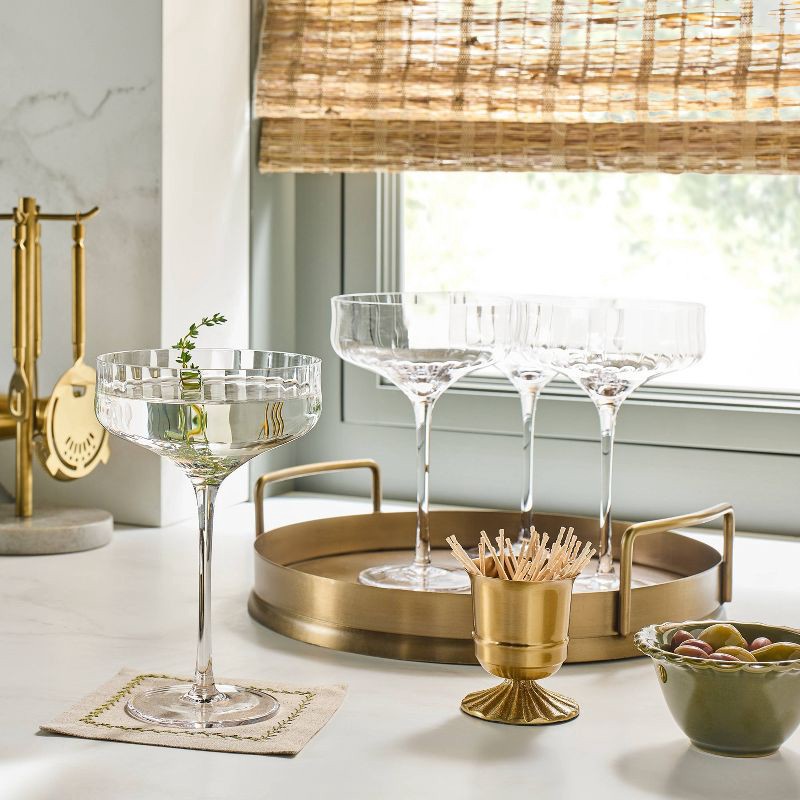 slide 3 of 3, Hearth & Hand with Magnolia Brass Finish Toothpick Holder - Hearth & Hand™ with Magnolia, 1 ct