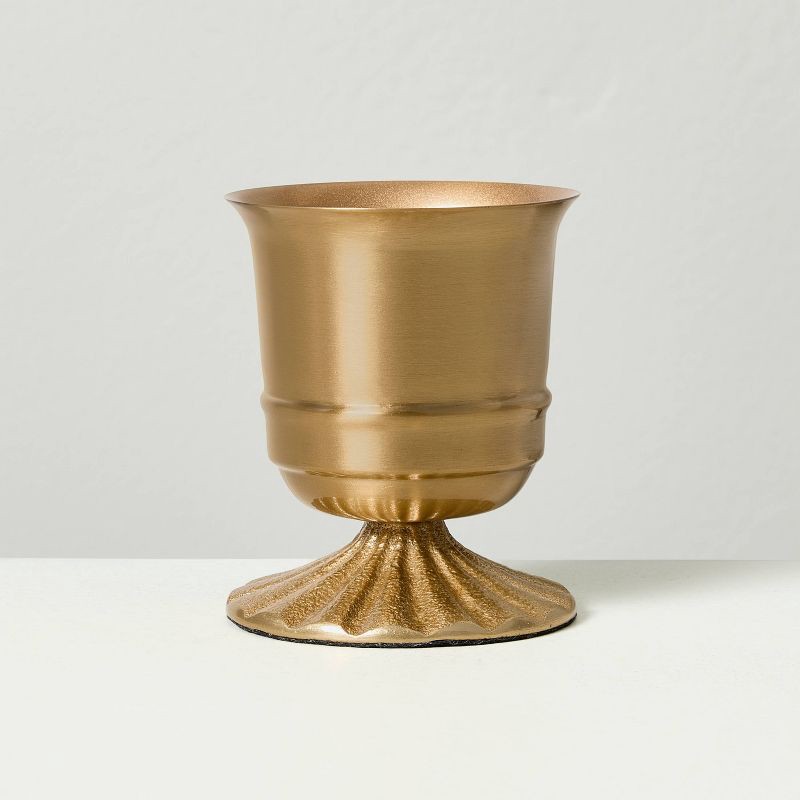 slide 1 of 3, Hearth & Hand with Magnolia Brass Finish Toothpick Holder - Hearth & Hand™ with Magnolia, 1 ct