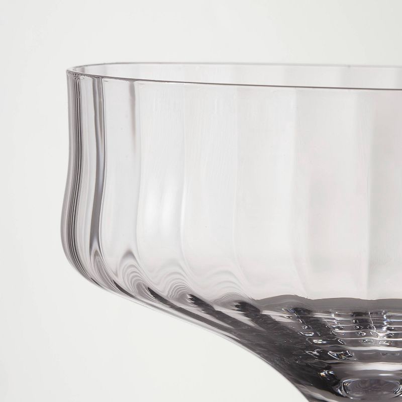 slide 3 of 4, Hearth & Hand with Magnolia 12oz Coupe Glass Clear - Hearth & Hand™ with Magnolia, 12 oz