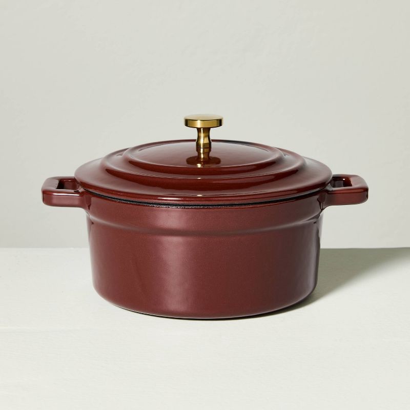 slide 1 of 4, Hearth & Hand with Magnolia Dutch Oven Mini Red - Hearth & Hand™ with Magnolia, 1 ct