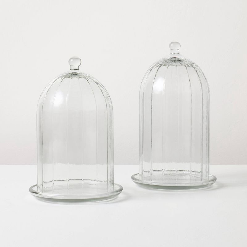 slide 3 of 4, Hearth & Hand with Magnolia 10" Decorative Cloche Clear - Hearth & Hand™ with Magnolia, 1 ct