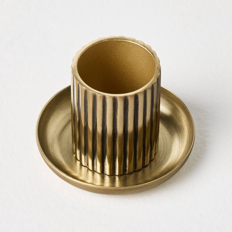 slide 3 of 3, Hearth & Hand with Magnolia Brass Matchstick Holder - Hearth & Hand™ with Magnolia, 1 ct