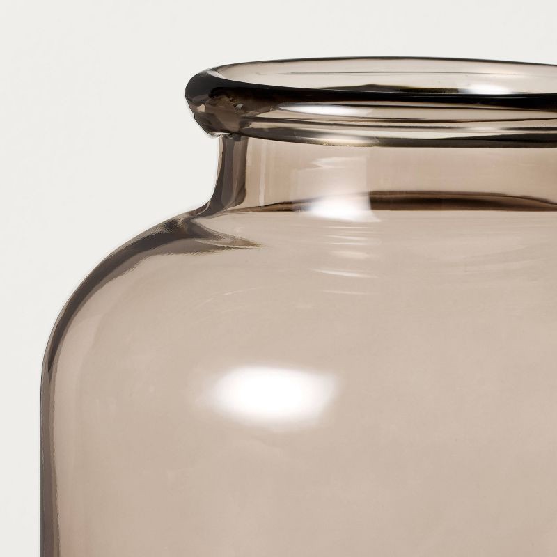 slide 4 of 4, Hearth & Hand with Magnolia 9.5" Glass Vase Tan - Hearth & Hand™ with Magnolia, 1 ct