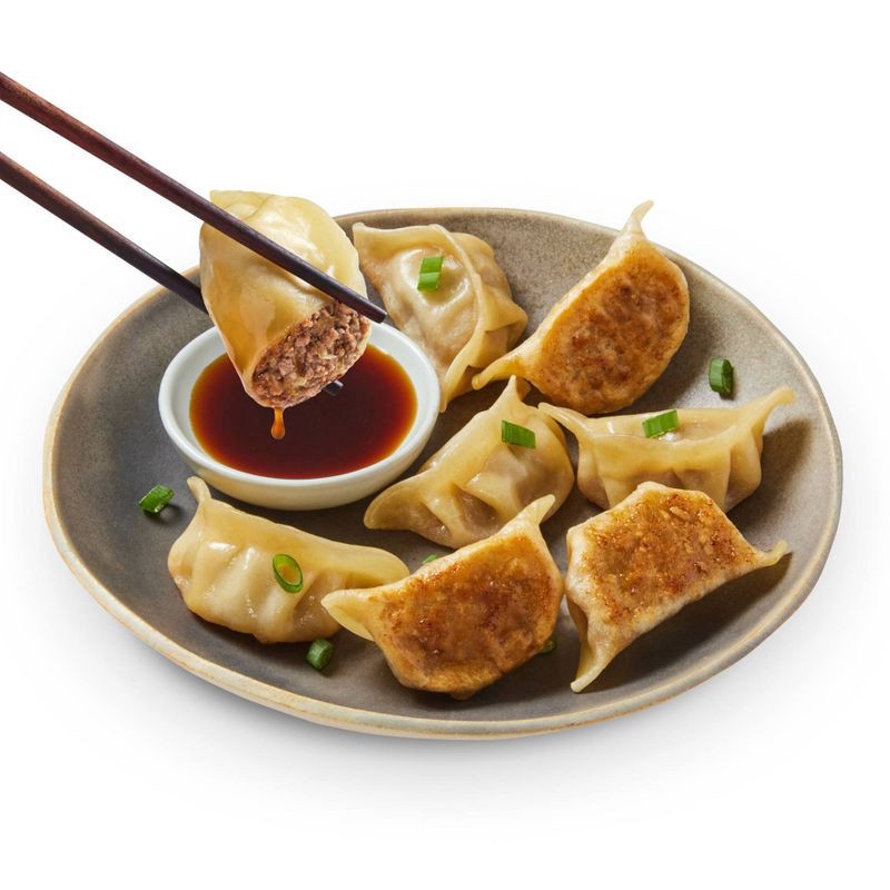 slide 3 of 6, MiLa Frozen Potsticker Dumpling Beef - 9.9oz, 9.9 oz