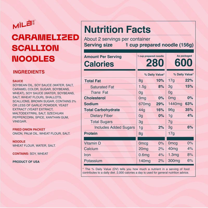 slide 5 of 5, MiLa Frozen Caramelized Scallion Oil Noodle - 5.68oz, 5.68 oz