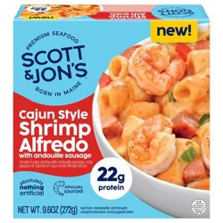 Scott & Jon's Frozen Cajun-Style Alfredo with Shrimp - 9.6oz