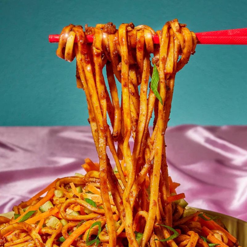 slide 3 of 5, MiLa Frozen Sweet & Savory Pork Noodles - 6oz, 6 oz
