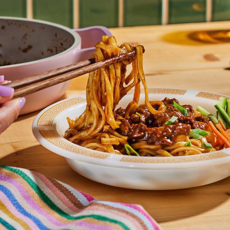 slide 3 of 5, MiLa Frozen Sweet & Savory Pork Noodles - 6oz, 6 oz