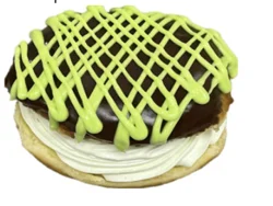 Giant Eagle Chocolate Pistachio Diplomat Donut