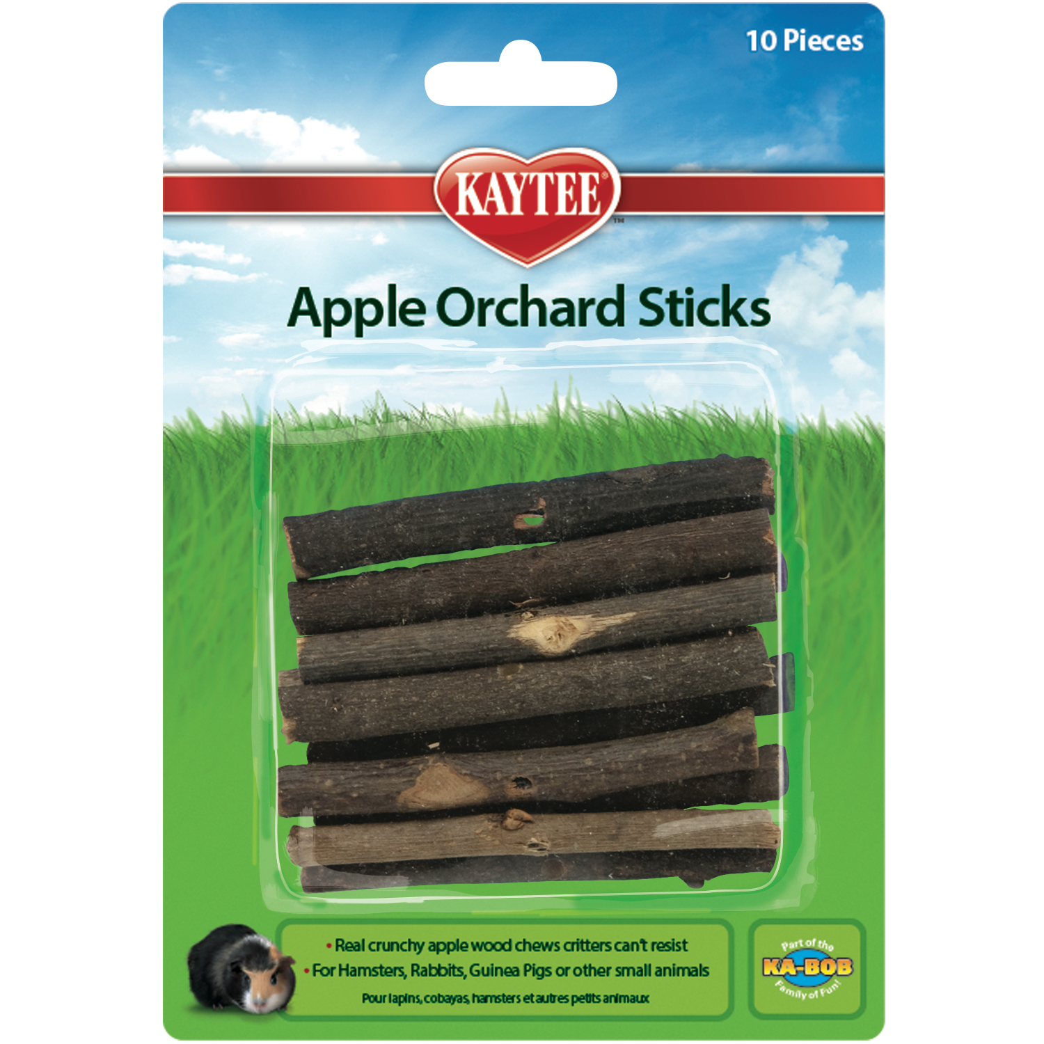 slide 1 of 8, Kaytee Hard Goods Kaytee Apple Orchard Sticks 10 Count, 1 ct