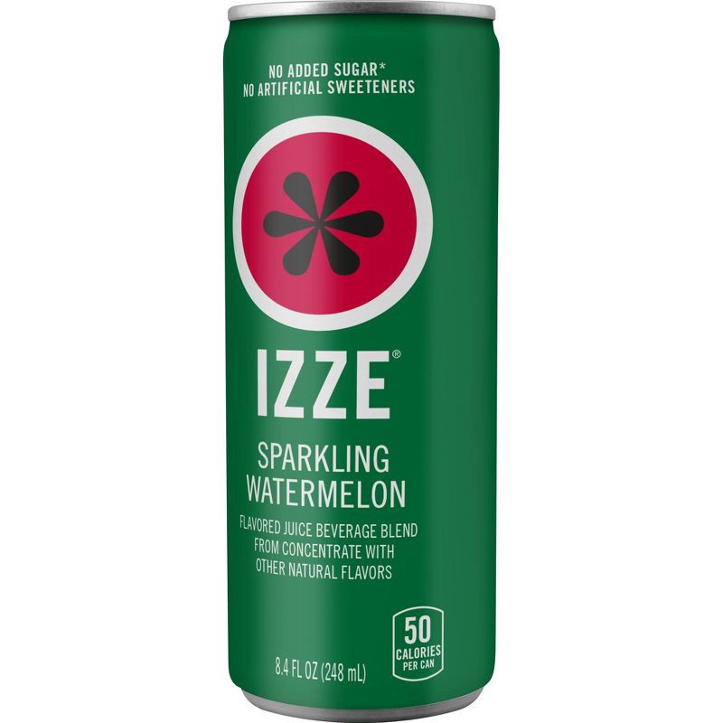 slide 6 of 7, IZZE Watermelon Sparkling Juice - 6pk/8.4 fl oz Cans, 6 ct; 8.4 fl oz