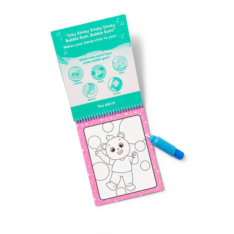 slide 3 of 9, Melissa & Doug Ms. Rachel Water WOW! Color-Reveal Pad Early Learning Toy: Plastic Watercolor Paint Brush Pad, 1 ct