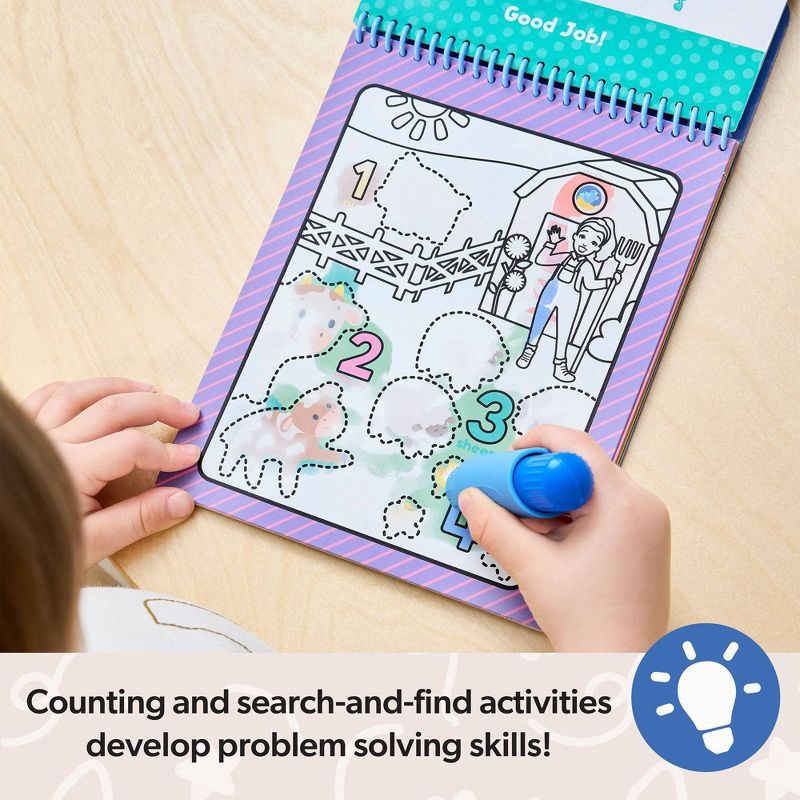 slide 6 of 9, Melissa & Doug Ms. Rachel Water WOW! Color-Reveal Pad Early Learning Toy: Plastic Watercolor Paint Brush Pad, 1 ct