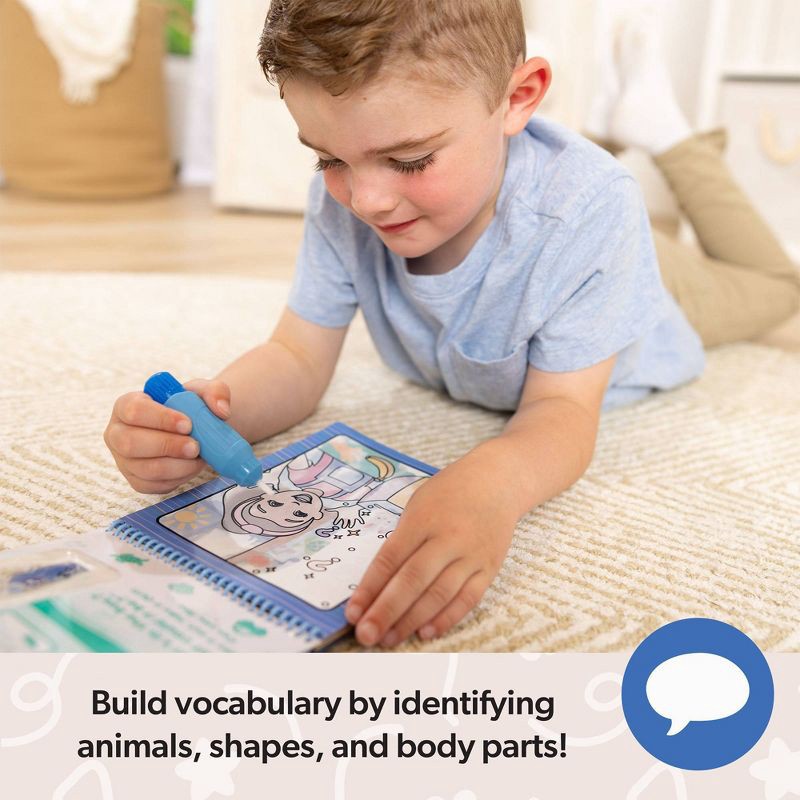 slide 7 of 9, Melissa & Doug Ms. Rachel Water WOW! Color-Reveal Pad Early Learning Toy: Plastic Watercolor Paint Brush Pad, 1 ct