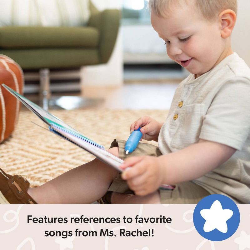 slide 8 of 9, Melissa & Doug Ms. Rachel Water WOW! Color-Reveal Pad Early Learning Toy: Plastic Watercolor Paint Brush Pad, 1 ct